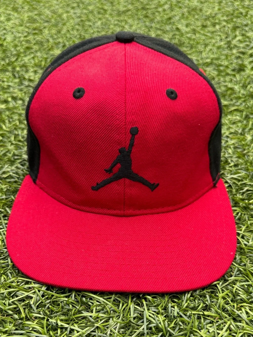 Jordan Youth Pro Jumpman Snapback Hat Red Black